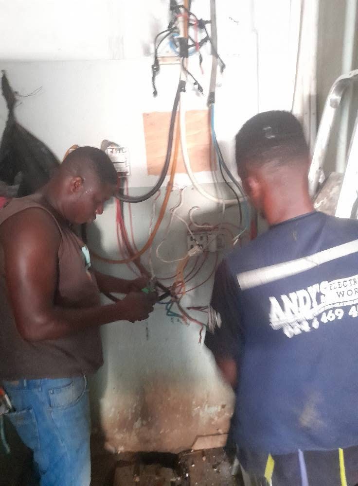 Electrical wiring work