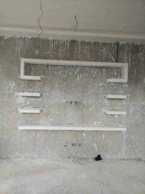 Wall preparation for fittings
