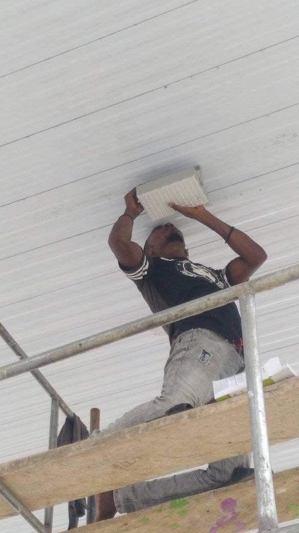 Ceiling installation work
