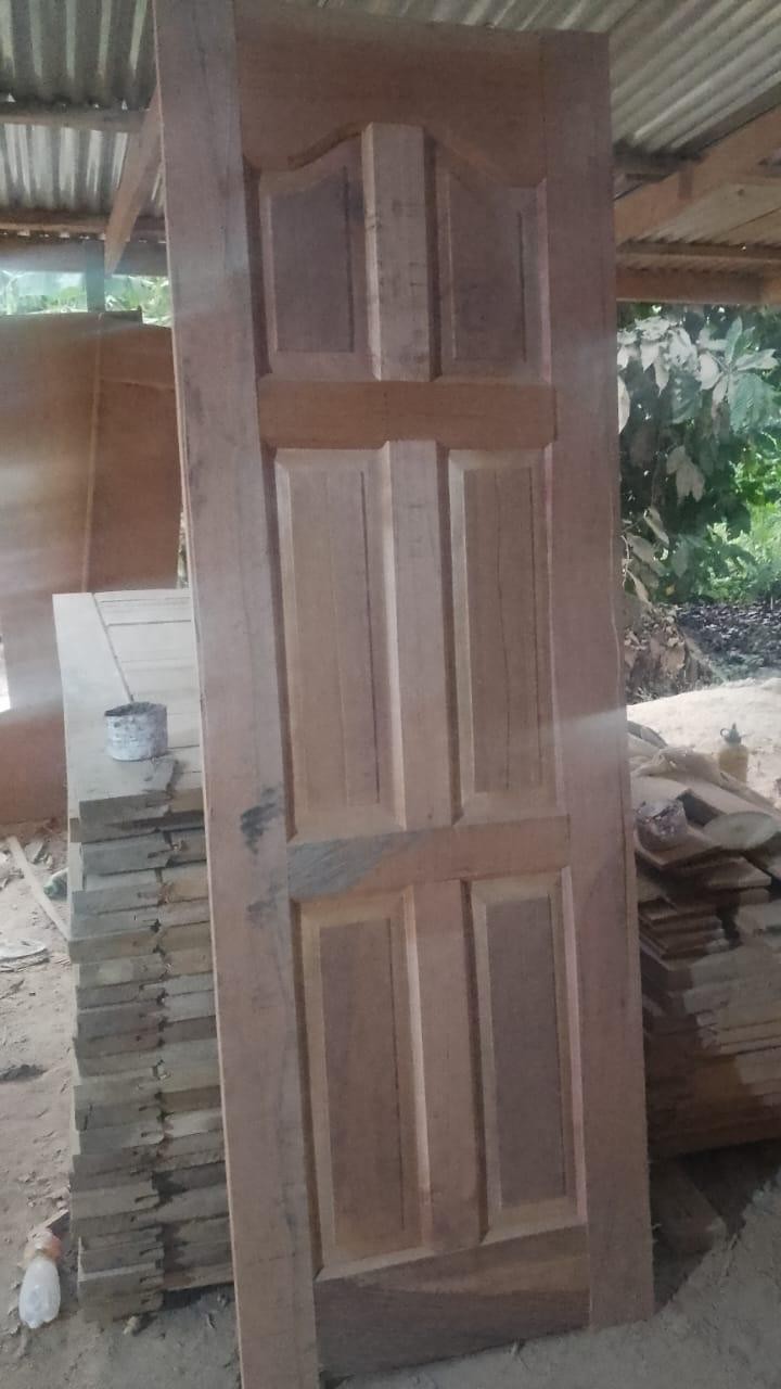 Fitted timber door